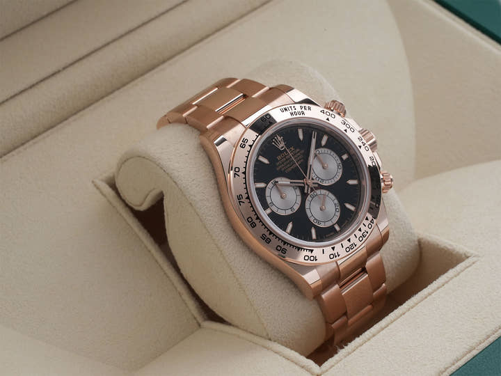 ロレックス デイトナ Ref.126505 エバーローズゴールド ブライトブラックxサンダスト文字盤