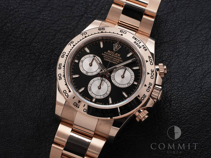 ロレックス デイトナ Ref.126505 エバーローズゴールド ブライトブラックxサンダスト文字盤