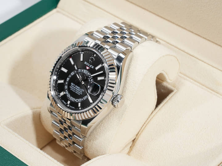 ロレックス スカイドゥエラー Ref.336934 ステンレススチール/ホワイトゴールド ブラック文字盤 ジュビリーブレスレット
