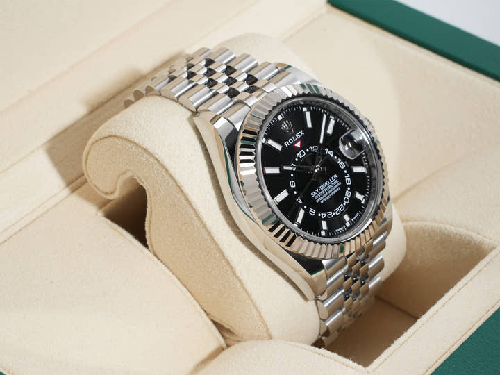 ロレックス スカイドゥエラー Ref.336934 ステンレススチール/ホワイトゴールド ブラック文字盤 ジュビリーブレスレット