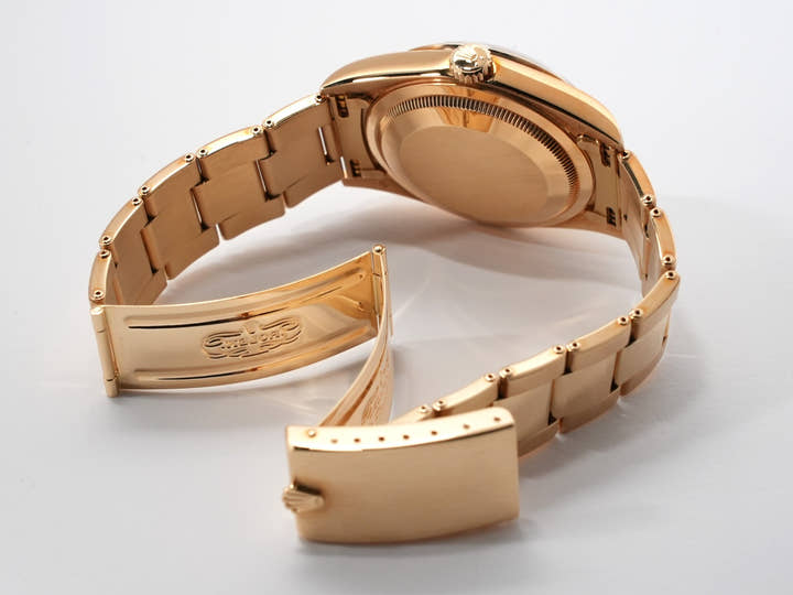 ロレックス デイデイト36 Ref.18208 イエローゴールド オニキス文字盤