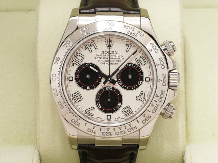 ロレックス デイトナ Ref.116519 ホワイトゴールド ホワイトxブラック文字盤