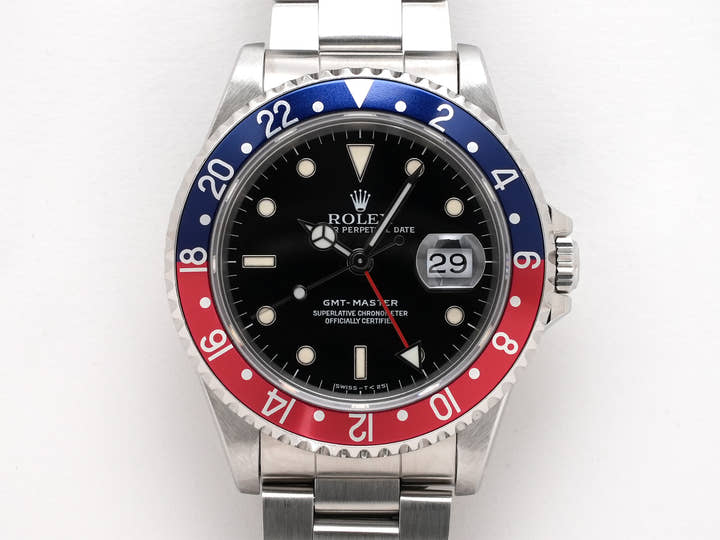 ロレックス GMTマスター Ref.16700 ステンレススチール ブラック文字盤 オイスターブレスレット