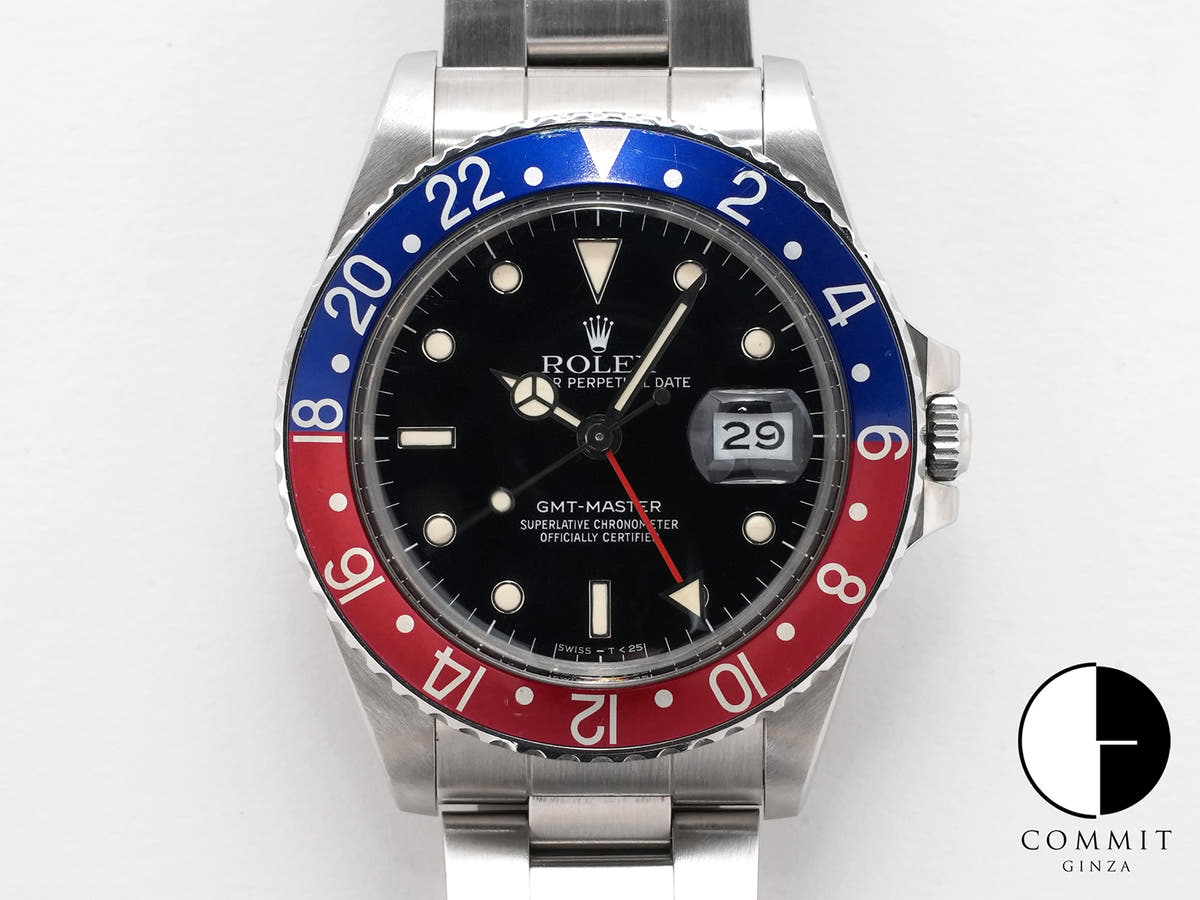Rolex GMT-Master Ref. 16750 Stainless Steel Black Dial