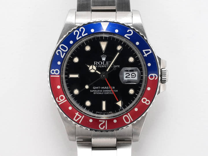 Rolex GMT-Master Ref. 16750 Stainless Steel Black Dial