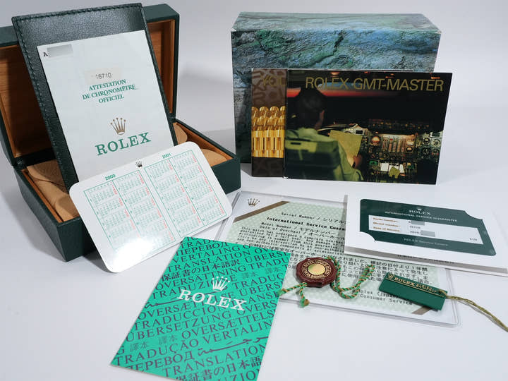 Rolex GMT-Master II Ref. 16710 Stainless Steel Black Dial Oyster Bracelet