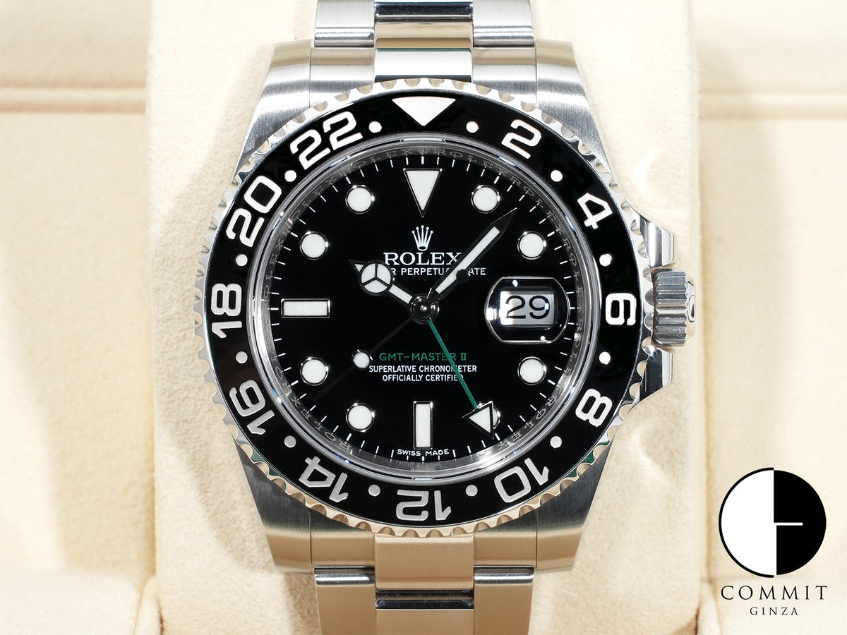 Rolex GMT-Master II Ref. 116710LN Stainless Steel Black Dial