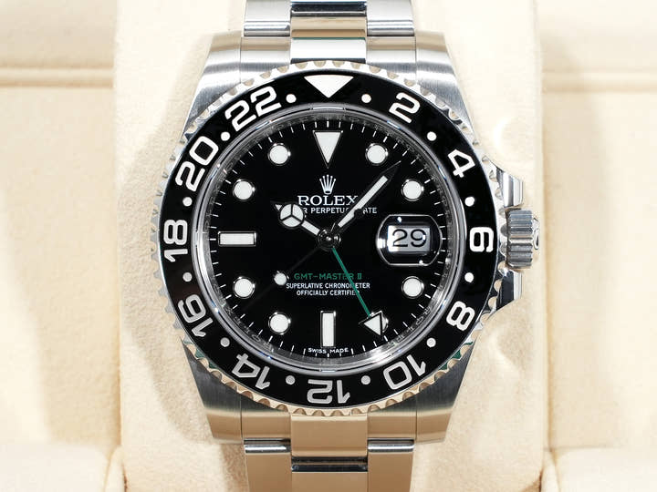 Rolex GMT-Master II Ref. 116710LN Stainless Steel Black Dial