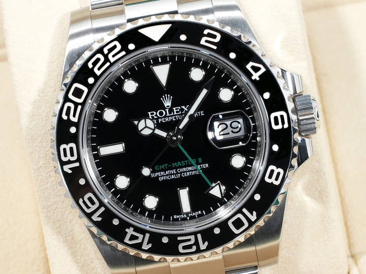 Rolex GMT-Master II Ref. 116710LN Stainless Steel Black Dial