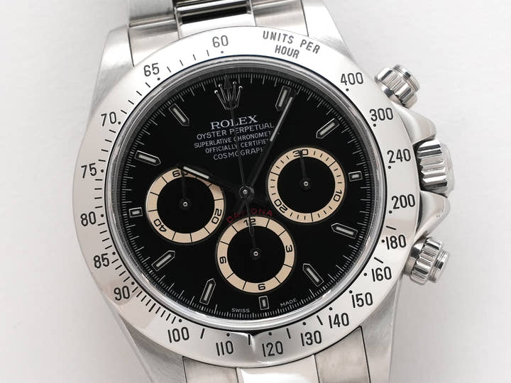 Rolex Daytona El Primero Ref. 16520 Stainless Steel Black Dial