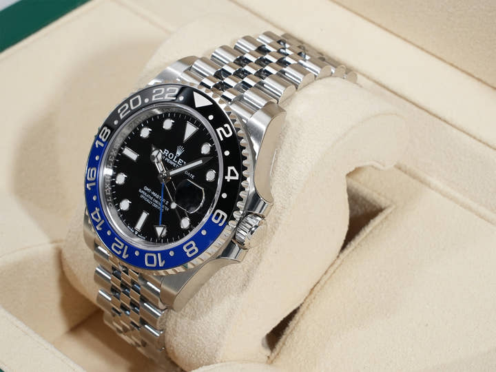 Rolex GMT-Master II Ref. 126710BLNR Stainless Steel Black Dial Jubilee Bracelet