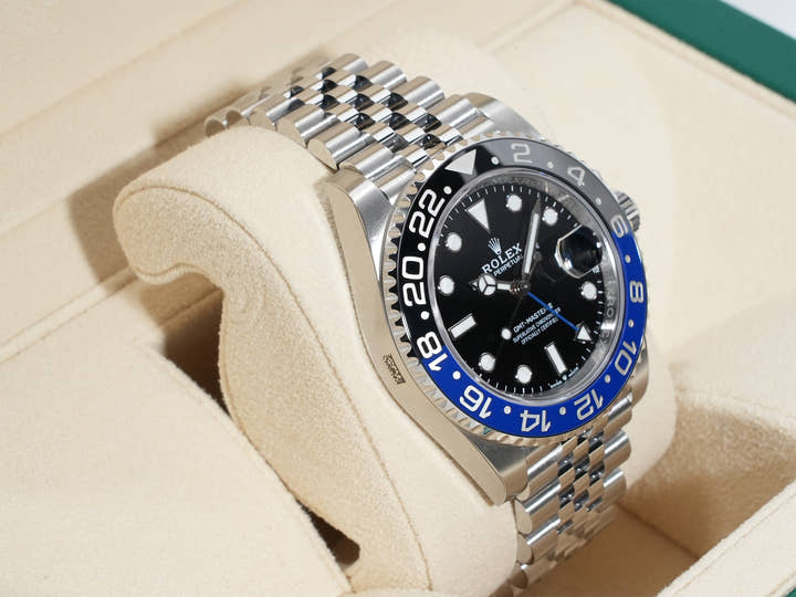 Rolex GMT-Master II Ref. 126710BLNR Stainless Steel Black Dial Jubilee Bracelet