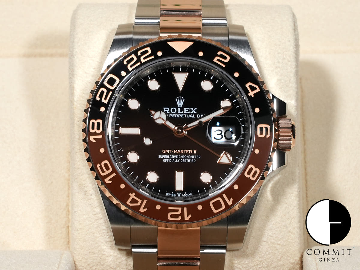 Rolex GMT-Master II Ref. 126711CHNR Stainless Steel/Everose Gold Black Dial