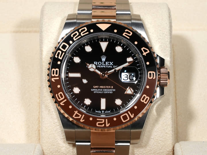 Rolex GMT-Master II Ref. 126711CHNR Stainless Steel/Everose Gold Black Dial