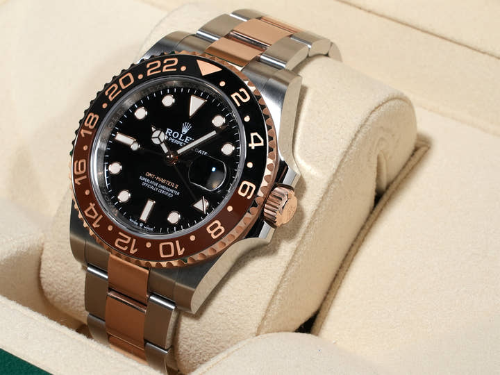 Rolex GMT-Master II Ref. 126711CHNR Stainless Steel/Everose Gold Black Dial