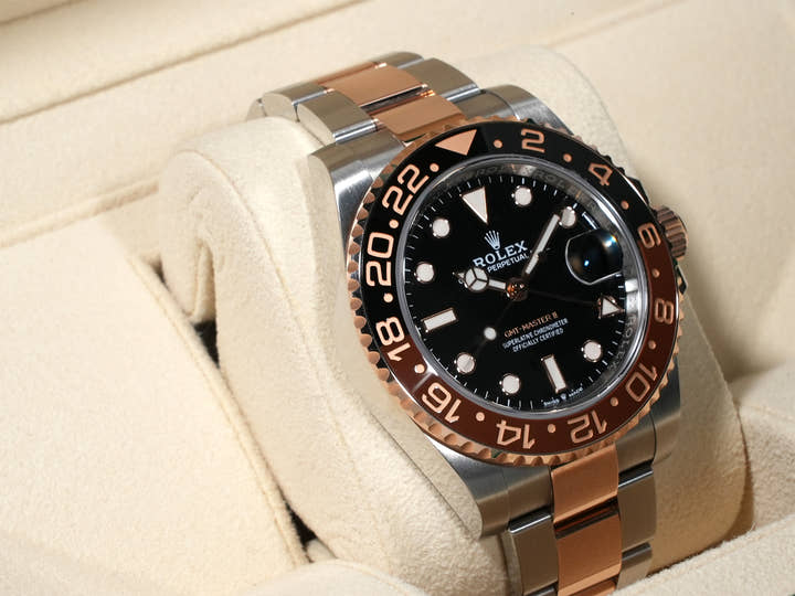 Rolex GMT-Master II Ref. 126711CHNR Stainless Steel/Everose Gold Black Dial