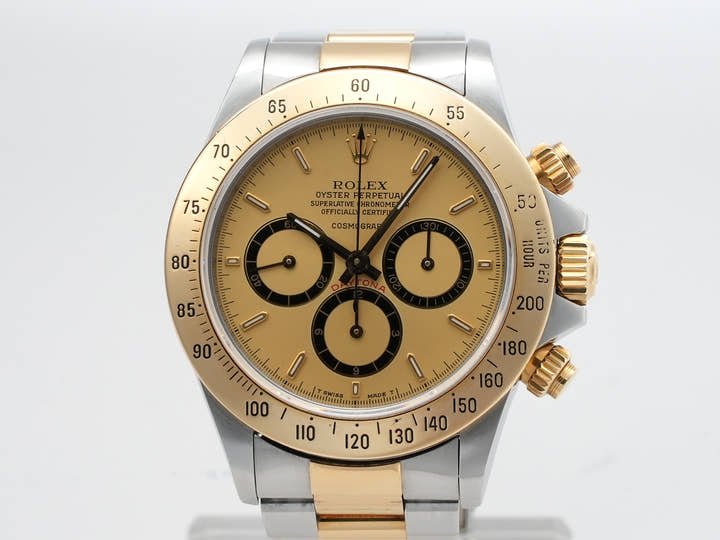 ロレックス デイトナ エルプリメロ Ref.16523 ステンレススチール/イエローゴールド シャンパン文字盤