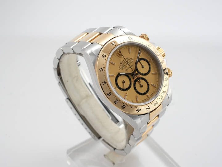 ロレックス デイトナ エルプリメロ Ref.16523 ステンレススチール/イエローゴールド シャンパン文字盤