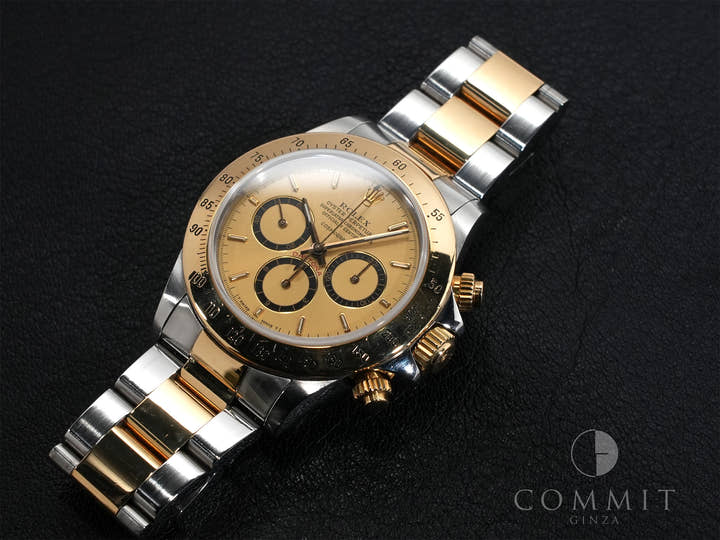 ロレックス デイトナ エルプリメロ Ref.16523 ステンレススチール/イエローゴールド シャンパン文字盤