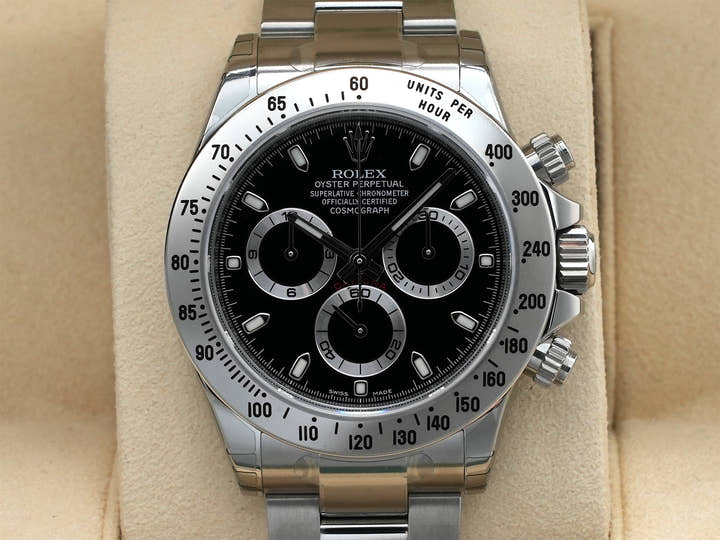 Rolex Daytona Ref. 116520 Stainless Steel Black Dial