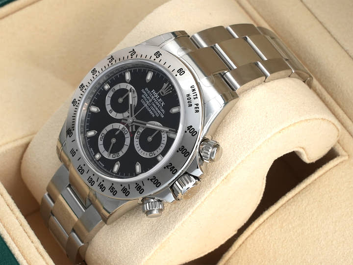 Rolex Daytona Ref. 116520 Stainless Steel Black Dial
