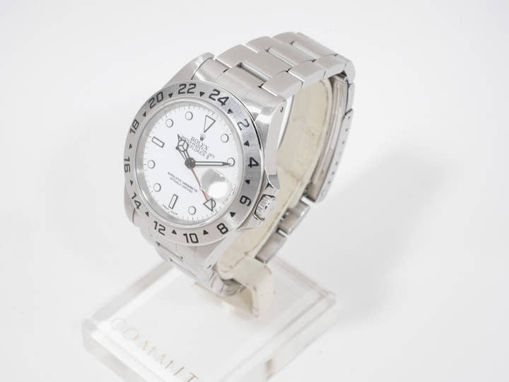 Rolex Explorer II Ref. 16570 Stainless Steel White Dial