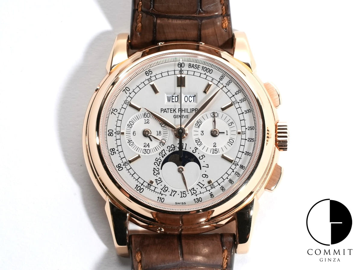 パテックフィリップ パーペチュアルカレンダー クロノグラフ Ref.5970R-001 ローズゴールド シルバー文字盤