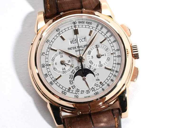 パテックフィリップ パーペチュアルカレンダー クロノグラフ Ref.5970R-001 ローズゴールド シルバー文字盤