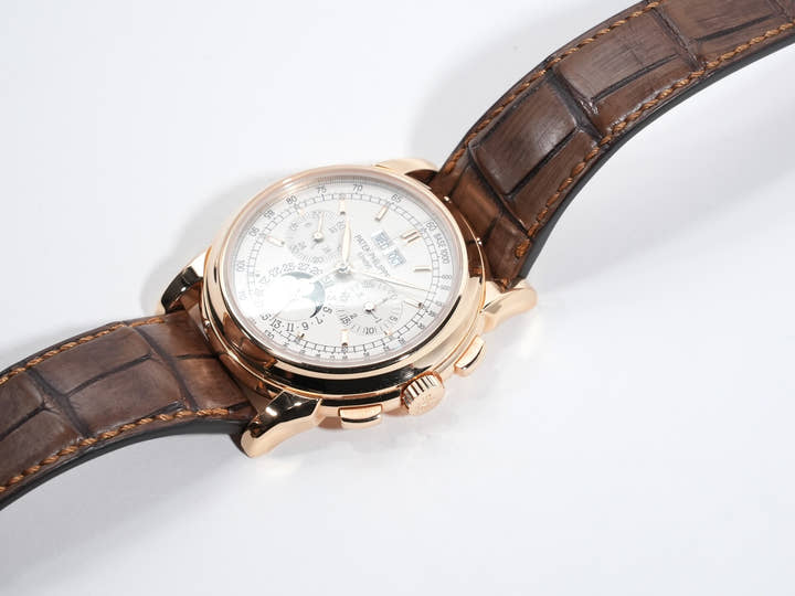 パテックフィリップ パーペチュアルカレンダー クロノグラフ Ref.5970R-001 ローズゴールド シルバー文字盤