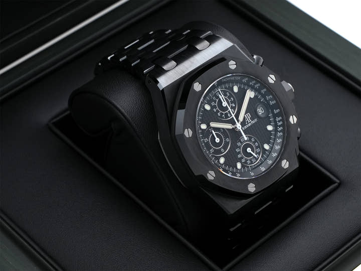 オーデマピゲ ロイヤルオーク オフショア クロノグラフ Ref.26238CE.OO.1300CE.01 ブラックセラミック ブラック文字盤