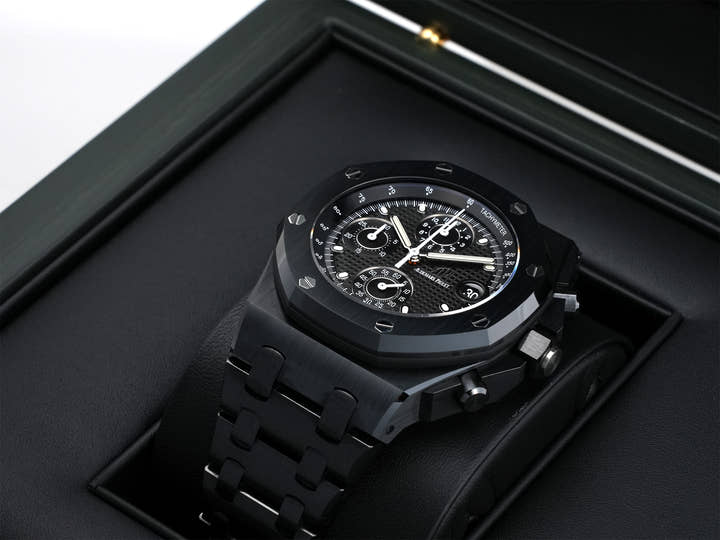 オーデマピゲ ロイヤルオーク オフショア クロノグラフ Ref.26238CE.OO.1300CE.01 ブラックセラミック ブラック文字盤