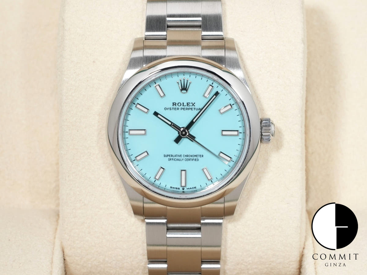 Rolex Oyster Perpetual 31 Ref. 277200 Stainless Steel Turquoise Dial