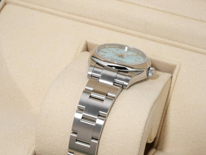 Rolex Oyster Perpetual 31 Ref. 277200 Stainless Steel Turquoise Dial