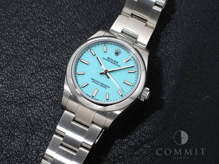 Rolex Oyster Perpetual 31 Ref. 277200 Stainless Steel Turquoise Dial