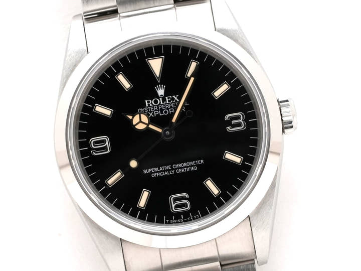 Rolex Explorer I Ref. 14270 Stainless Steel Black Dial