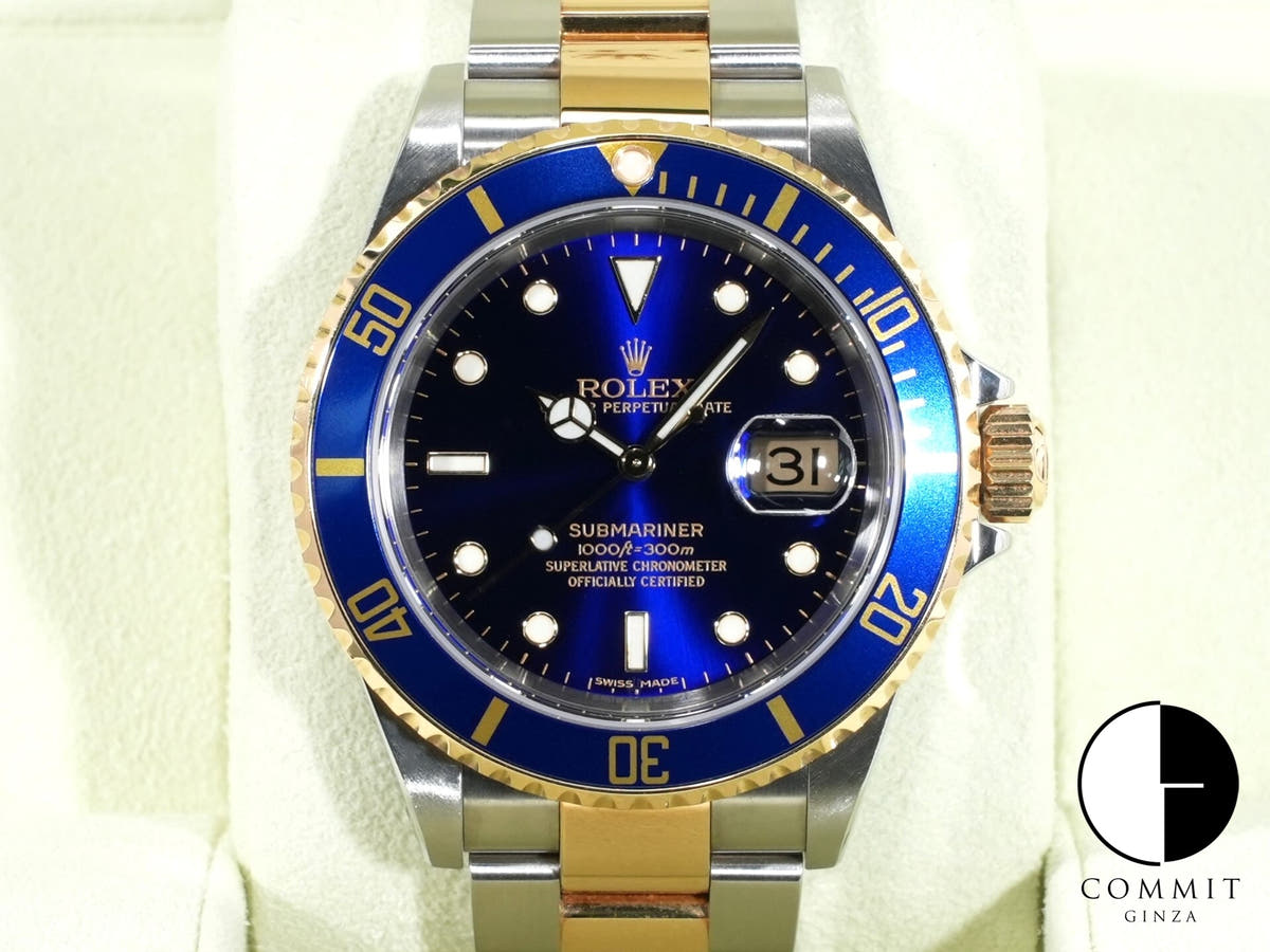 Rolex Submariner Date Ref. 16613 Stainless Steel/Yellow Gold Blue Dial