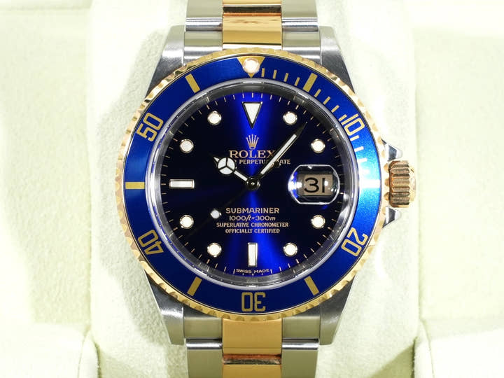 Rolex Submariner Date Ref. 16613 Stainless Steel/Yellow Gold Blue Dial