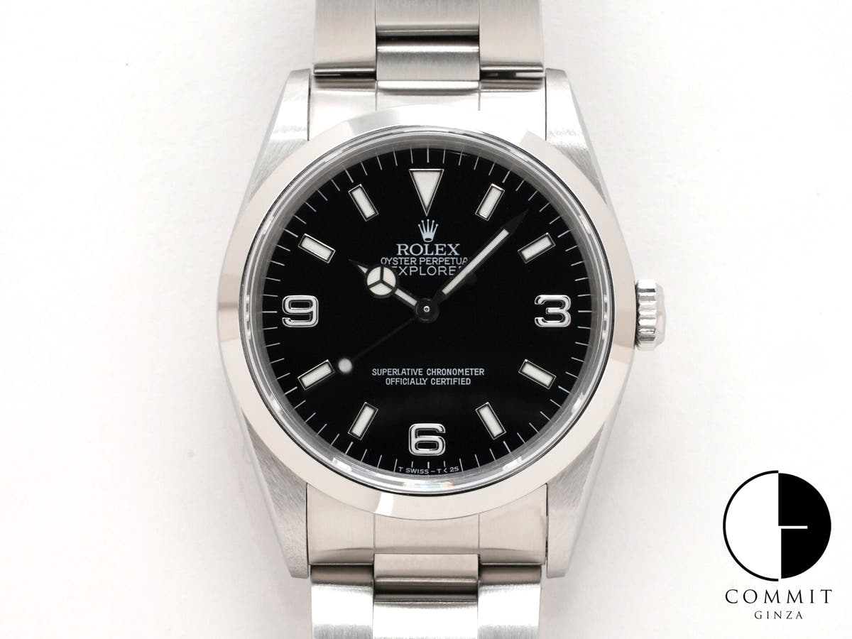Rolex Explorer I Ref. 14270 Stainless Steel Black Dial