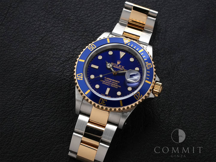 Rolex Submariner Date Ref. 16613 Stainless Steel/Yellow Gold Blue Dial