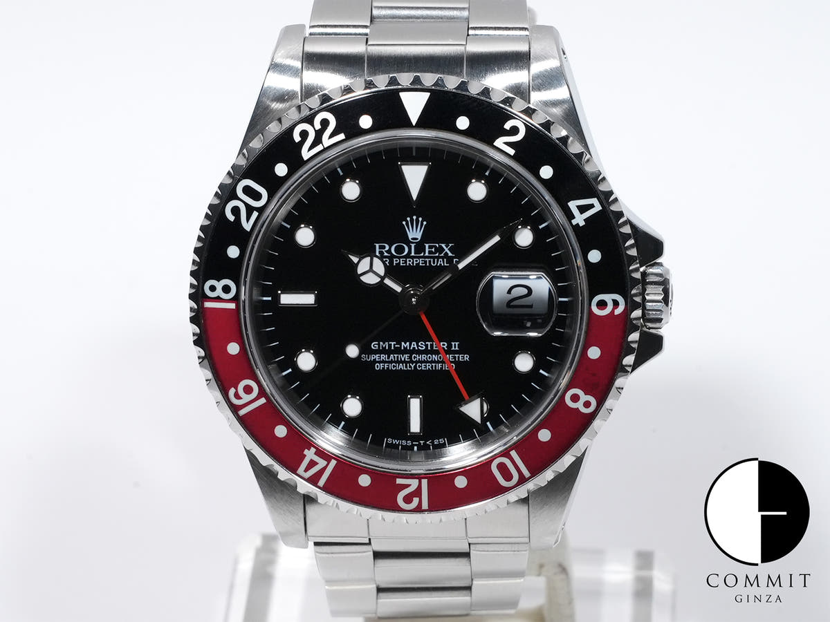 Rolex GMT-Master II Ref. 16710 Stainless Steel Black Dial Oyster Bracelet