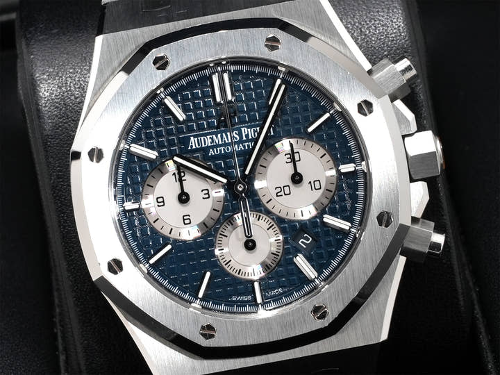 オーデマピゲ ロイヤルオーク クロノグラフ Ref.26331ST.OO.1220ST.01 ステンレススチール ブルー文字盤