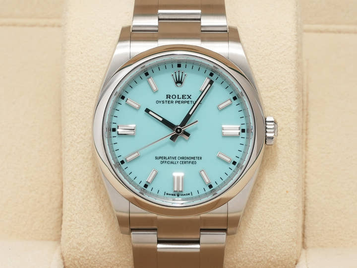 Rolex Oyster Perpetual 36 Ref. 126000 Stainless Steel Turquoise Dial