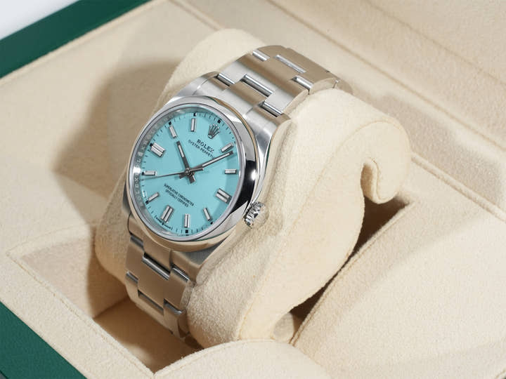 Rolex Oyster Perpetual 36 Ref. 126000 Stainless Steel Turquoise Dial