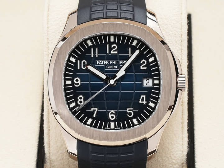 パテックフィリップ アクアノート Ref.5168G-001 ホワイトゴールド ミッドナイトブルー文字盤