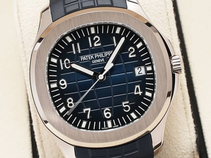 パテックフィリップ アクアノート Ref.5168G-001 ホワイトゴールド ミッドナイトブルー文字盤