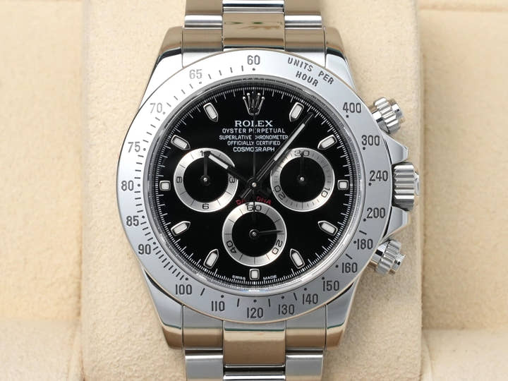 Rolex Daytona Ref. 116520 Stainless Steel Black Dial