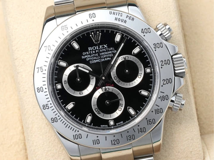Rolex Daytona Ref. 116520 Stainless Steel Black Dial