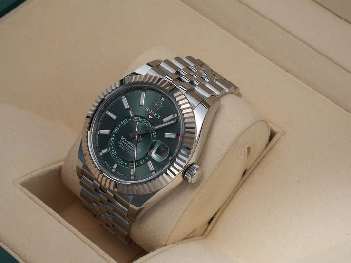 ロレックス スカイドゥエラー Ref.336934 ステンレススチール/ホワイトゴールド ミントグリーン文字盤 ジュビリーブレスレット