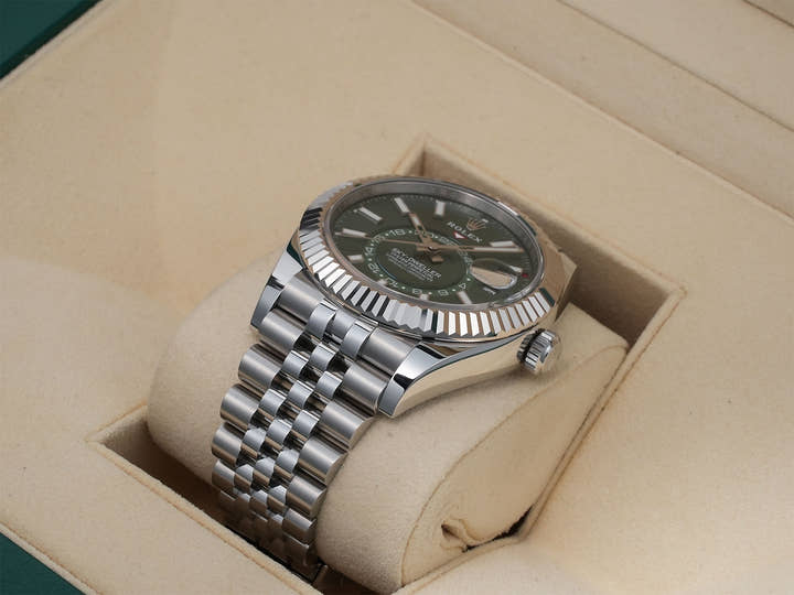 ロレックス スカイドゥエラー Ref.336934 ステンレススチール/ホワイトゴールド ミントグリーン文字盤 ジュビリーブレスレット