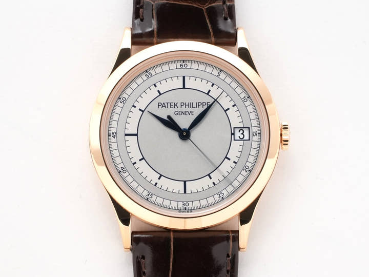 パテックフィリップ カラトラバ Ref.5296R-001 ローズゴールド シルバー文字盤